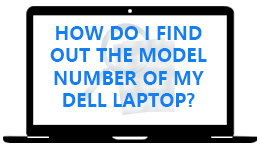 How to find the model number of Dell laptop?