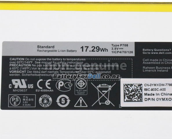 Dell YMX0W battery replacement Dell YMX0W battery replacement