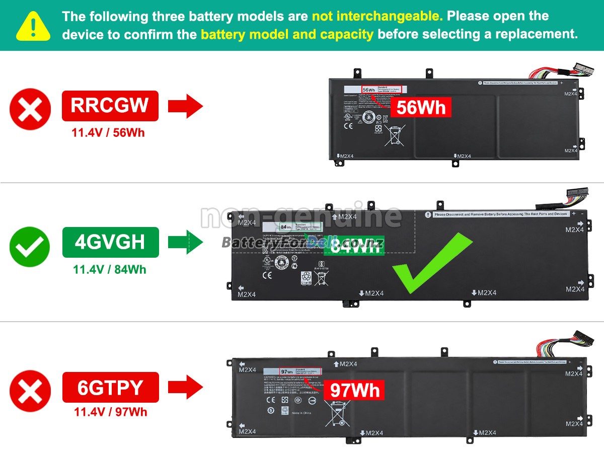 Dell P56F battery replacement