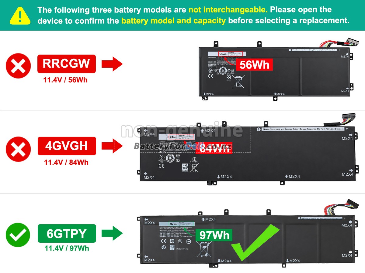 Dell P56F battery replacement