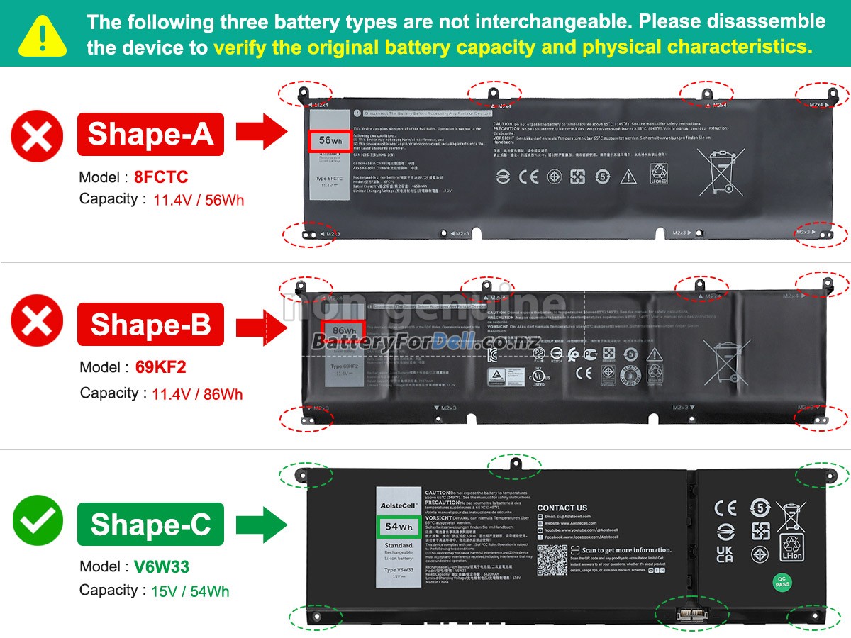 Dell P106F battery replacement