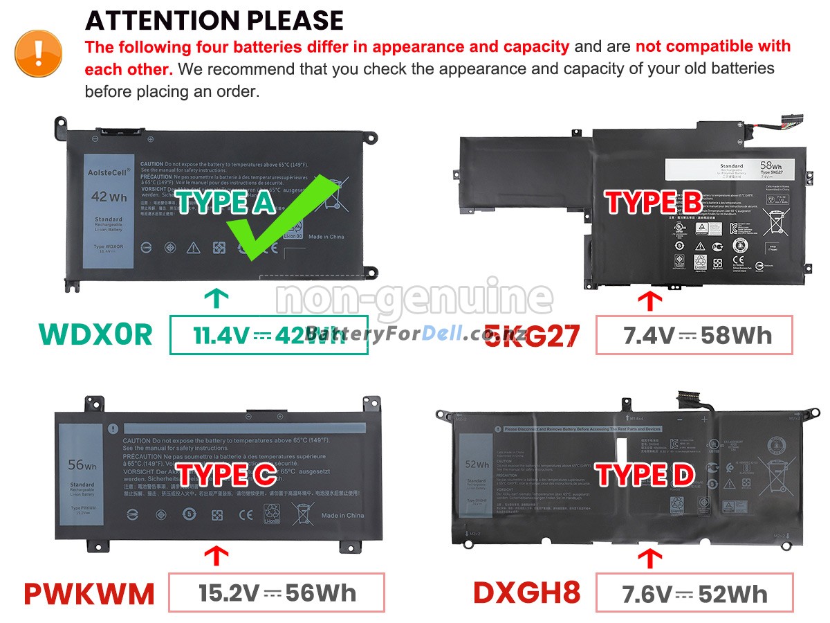 Dell Inspiron 14 7000 battery replacement